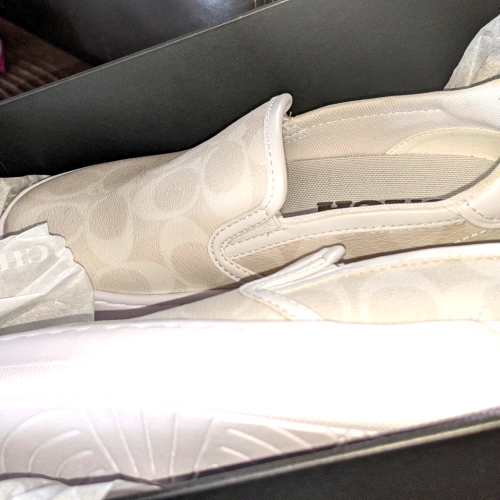 Coach slip ons